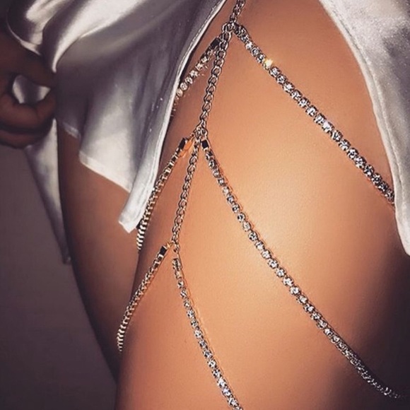 Jewelry - NEW! Sexy Diamond Leg Chain